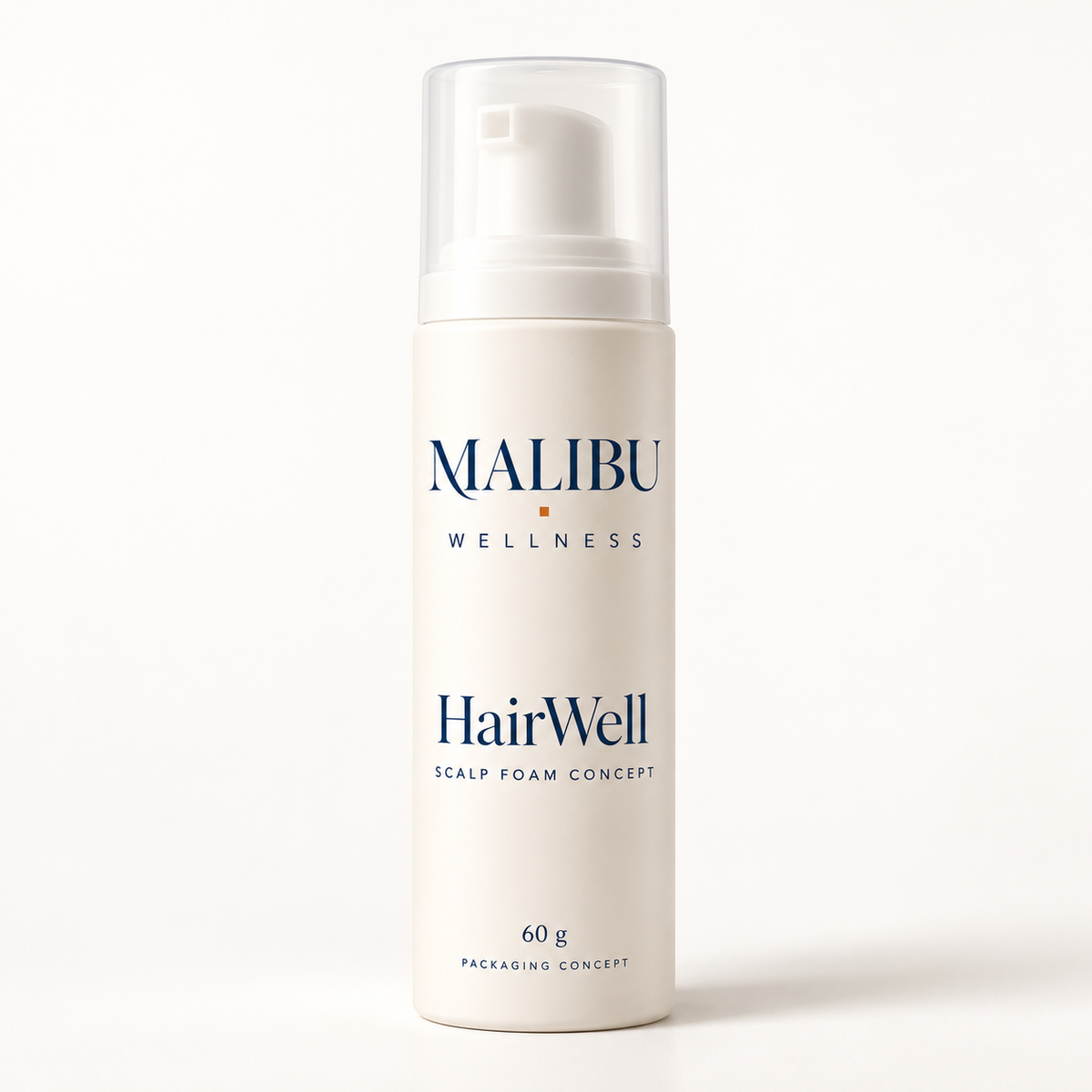 HairWell by Malibu Wellness — prelaunch packaging concept