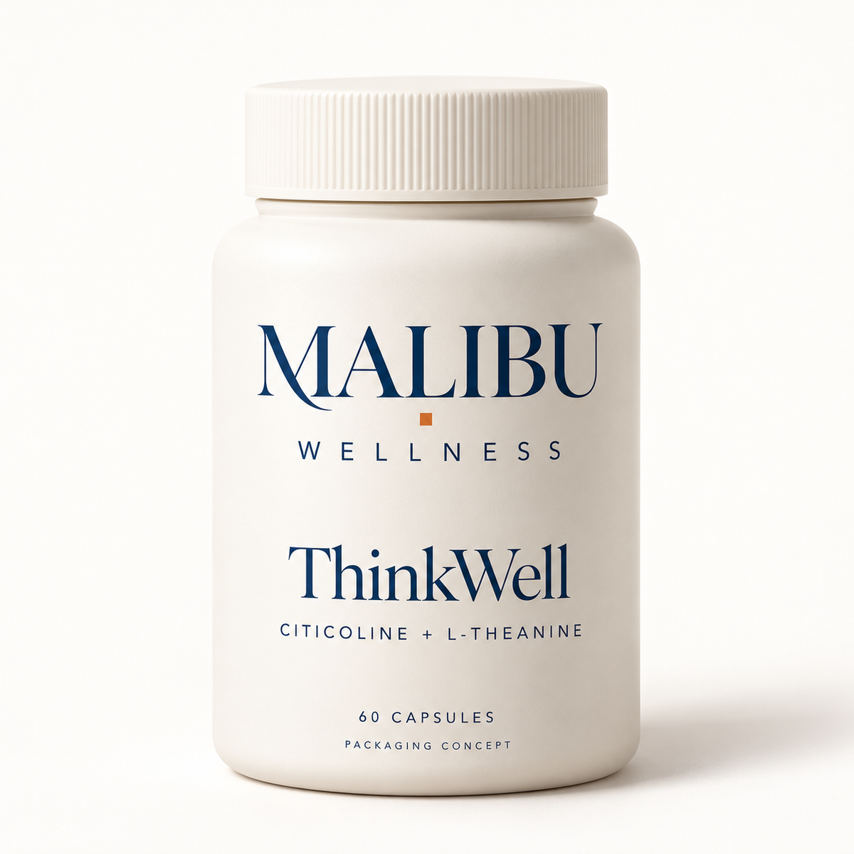 ThinkWell by Malibu Wellness — prelaunch packaging concept